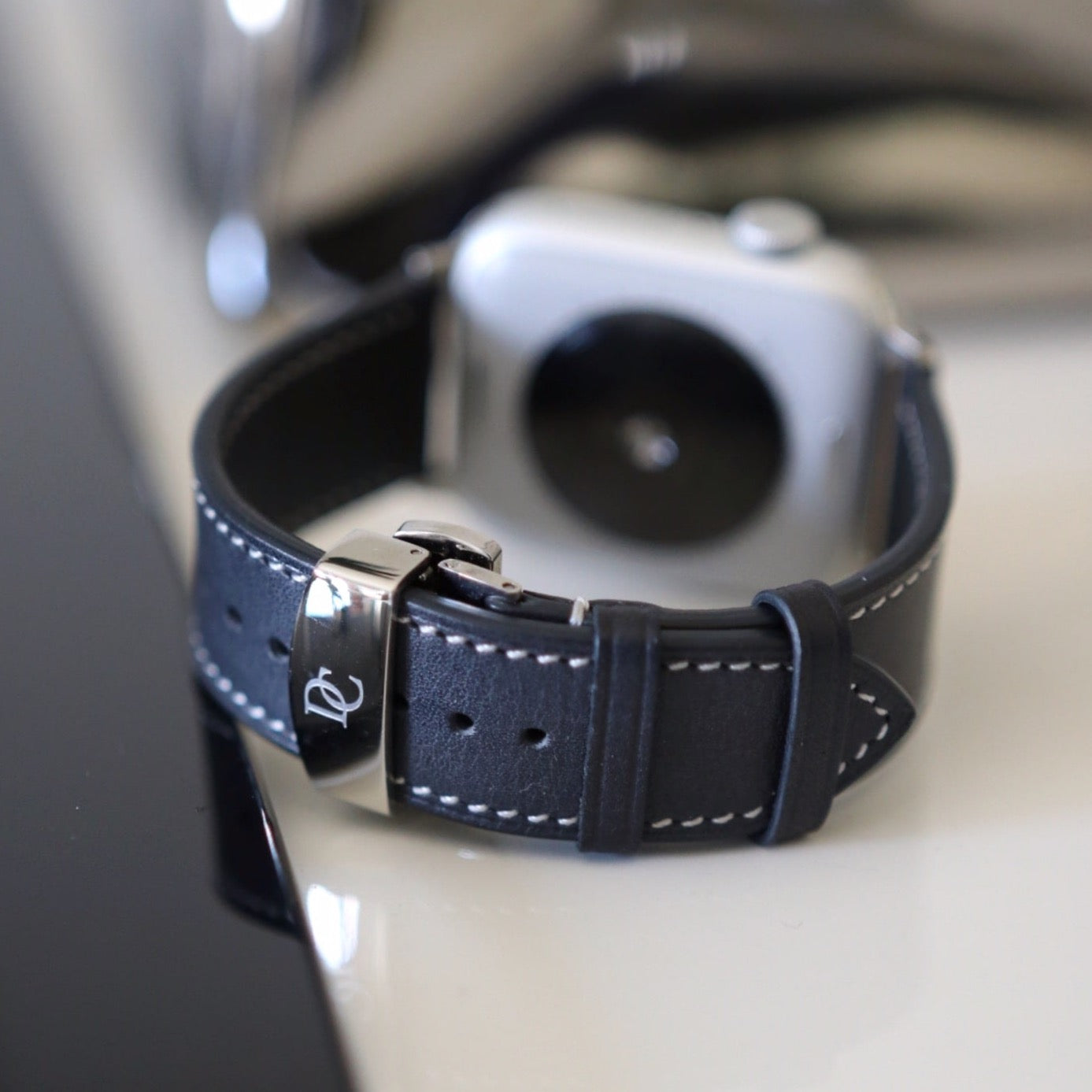 Apple Watch Band - Bleu Barénia Edition - French Barénia leather