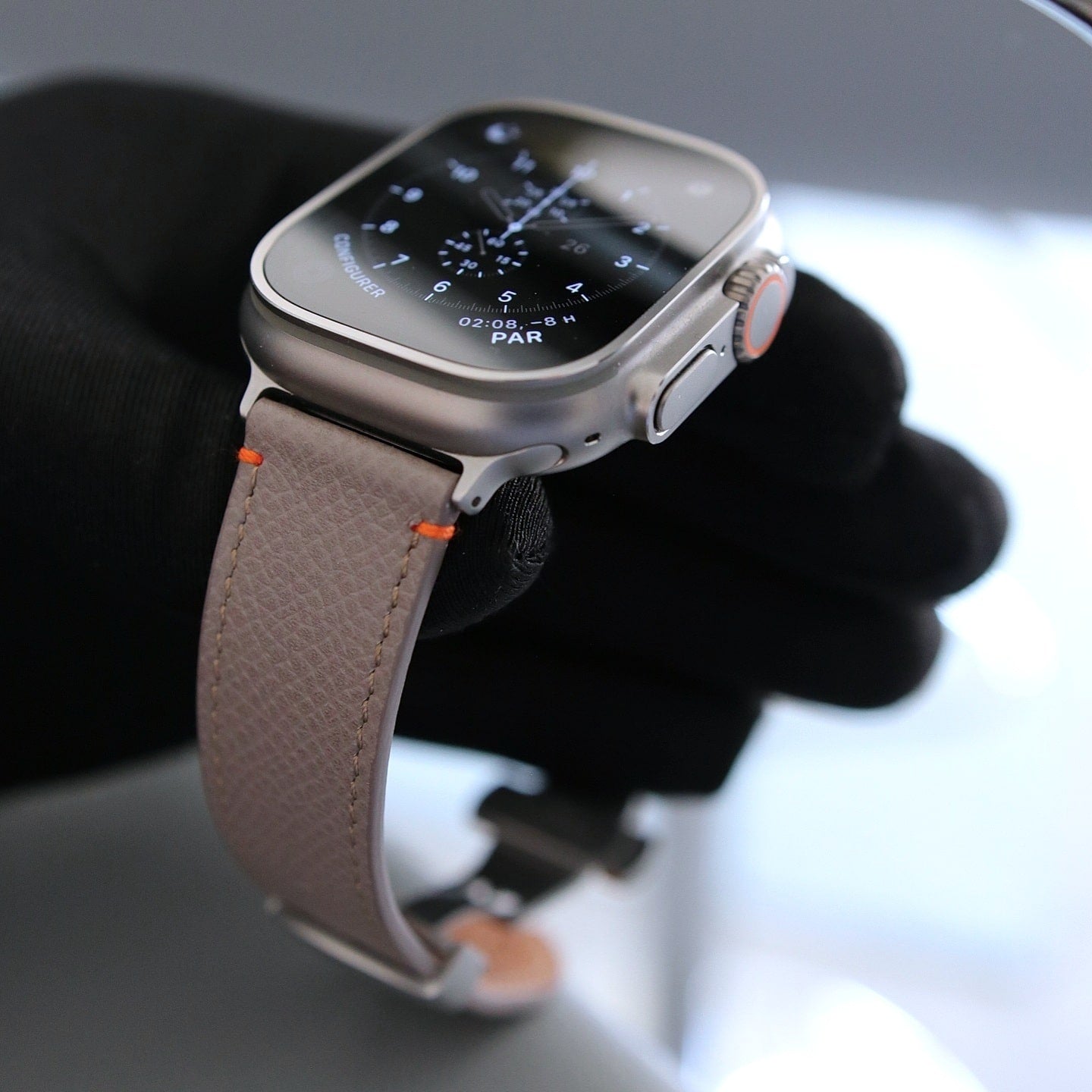 Apple Watch Band - Sandstone Duo Edition - French Epsom leather