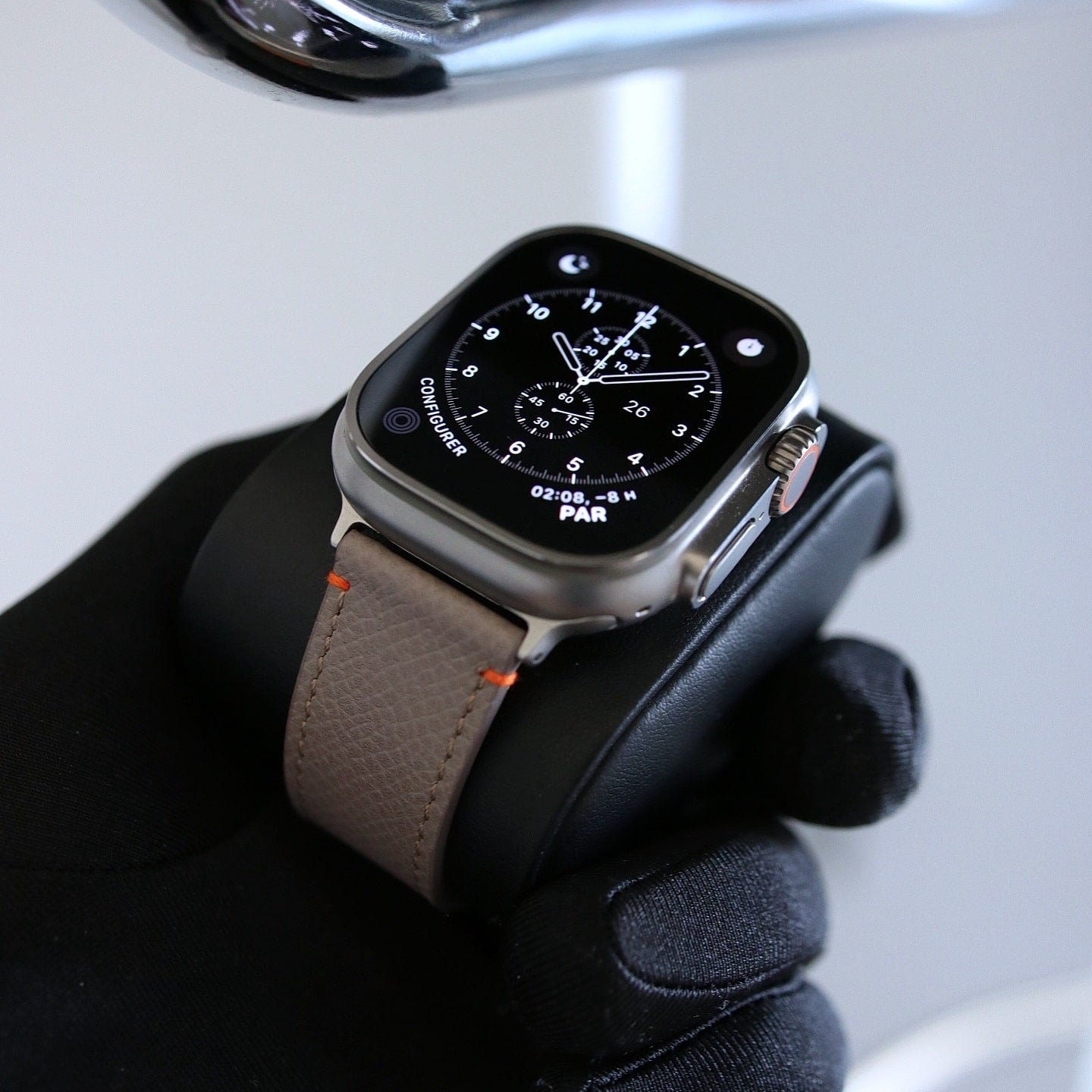 Apple Watch Band - Sandstone Duo Edition - French Epsom leather