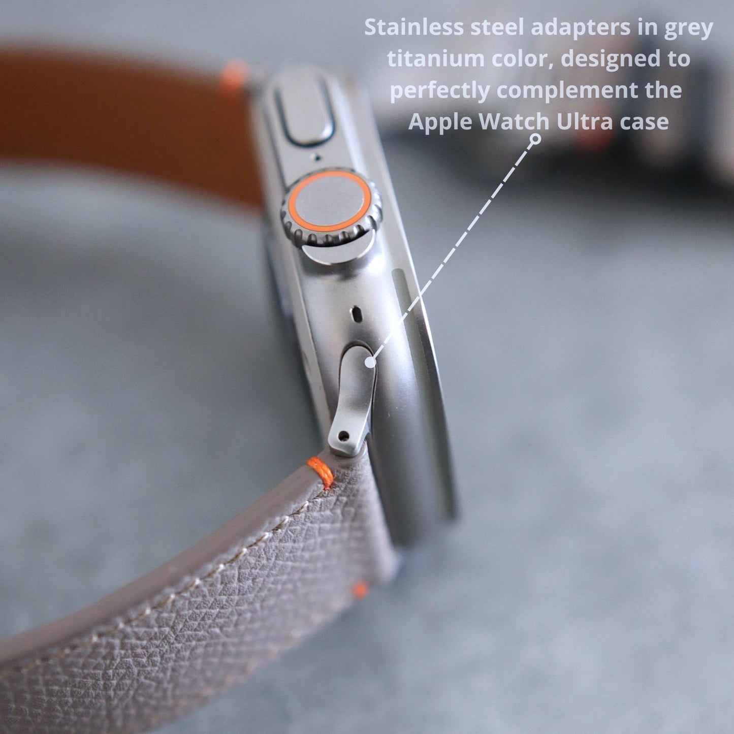 Apple Watch Band - Sandstone Duo Edition - French Epsom leather