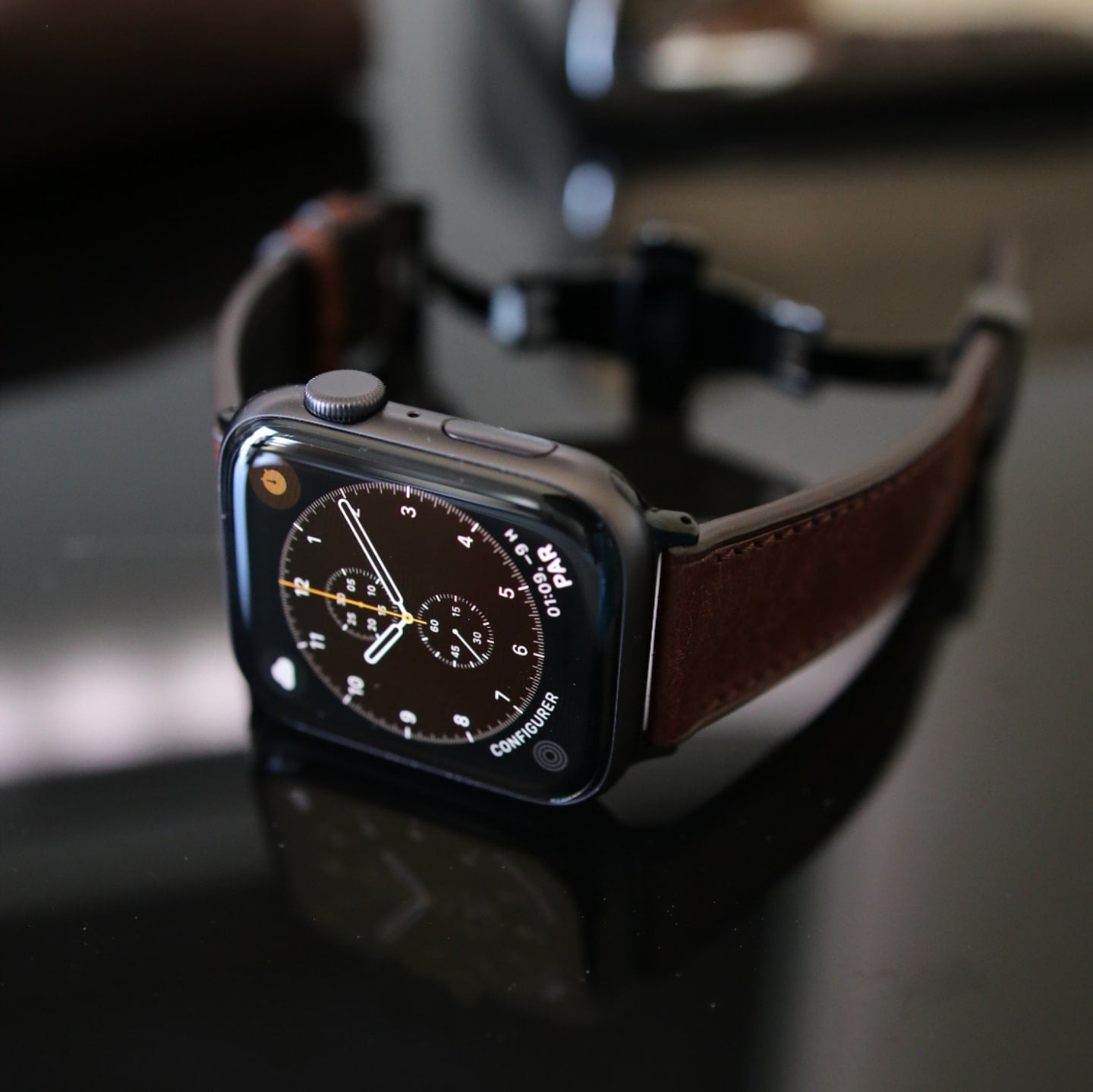 Apple Watch Band - Ombre Brun Edition - Italian Martino Leather