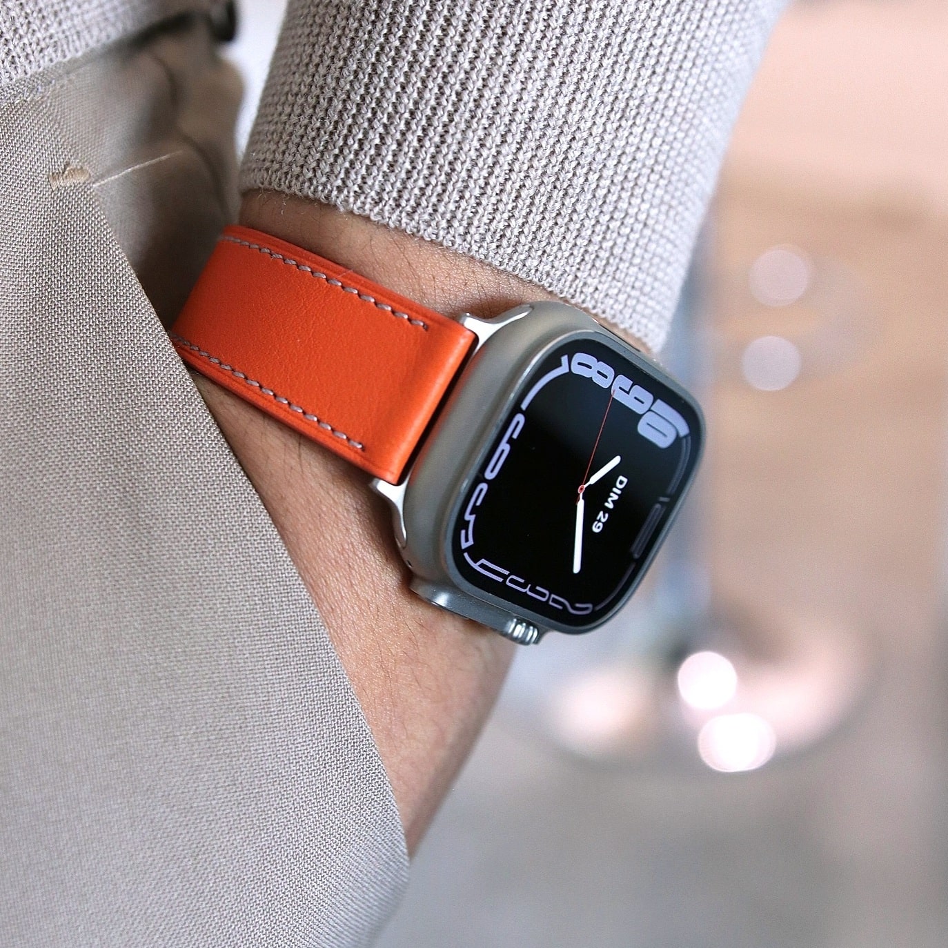 Apple Watch Band - Lava Edition - French swift leather
