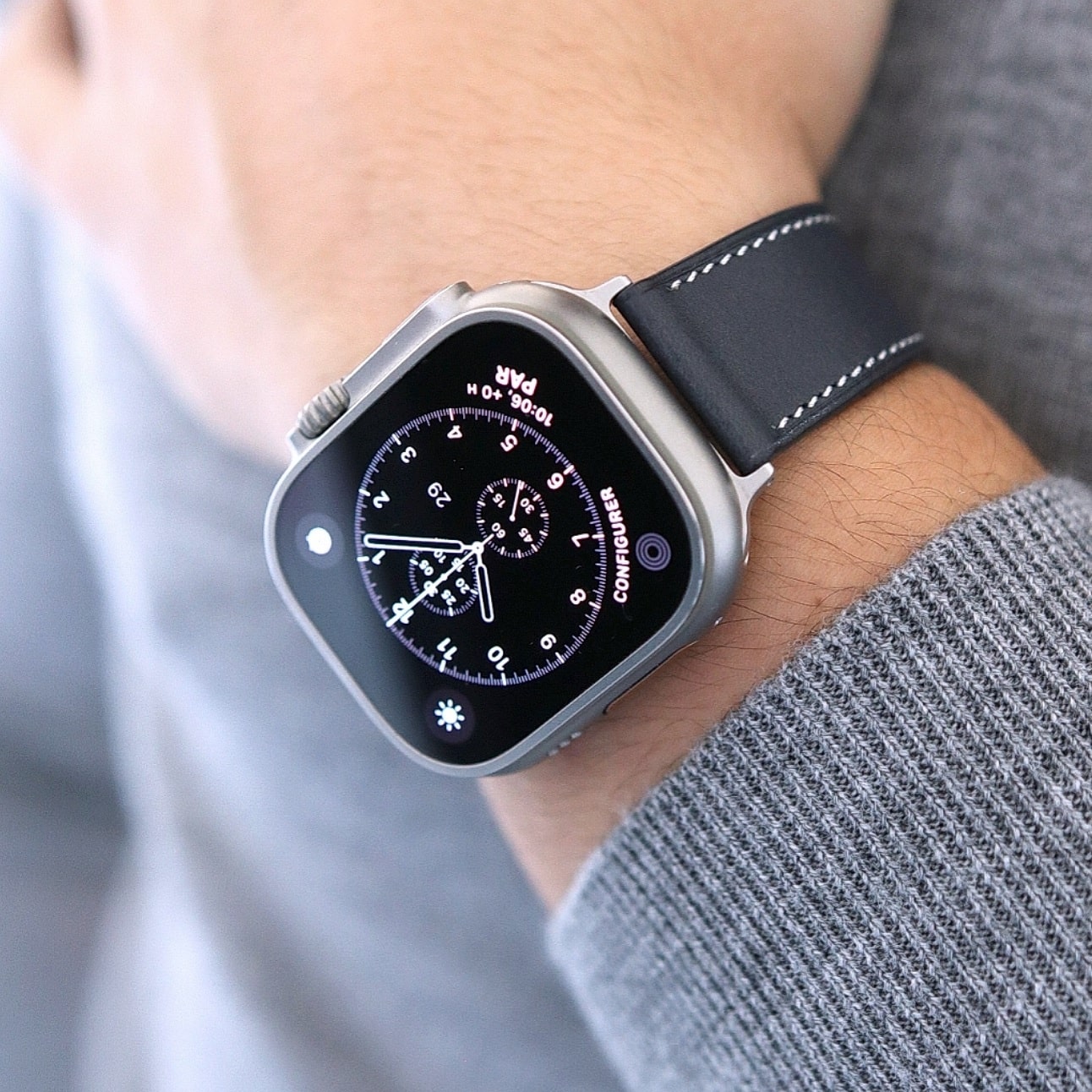 Apple Watch Band - Bleu Barénia Edition - French Barénia leather