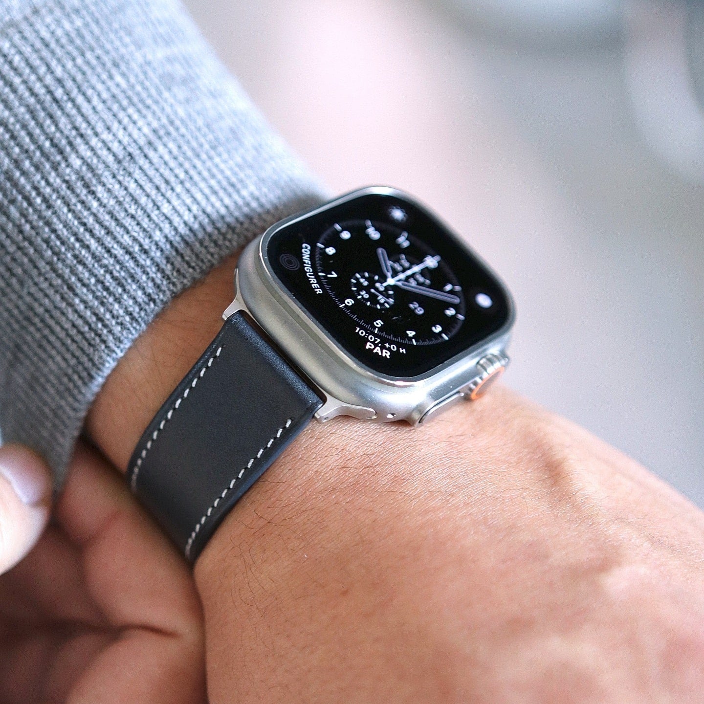 Apple Watch Band - Bleu Barénia Edition - French Barénia leather