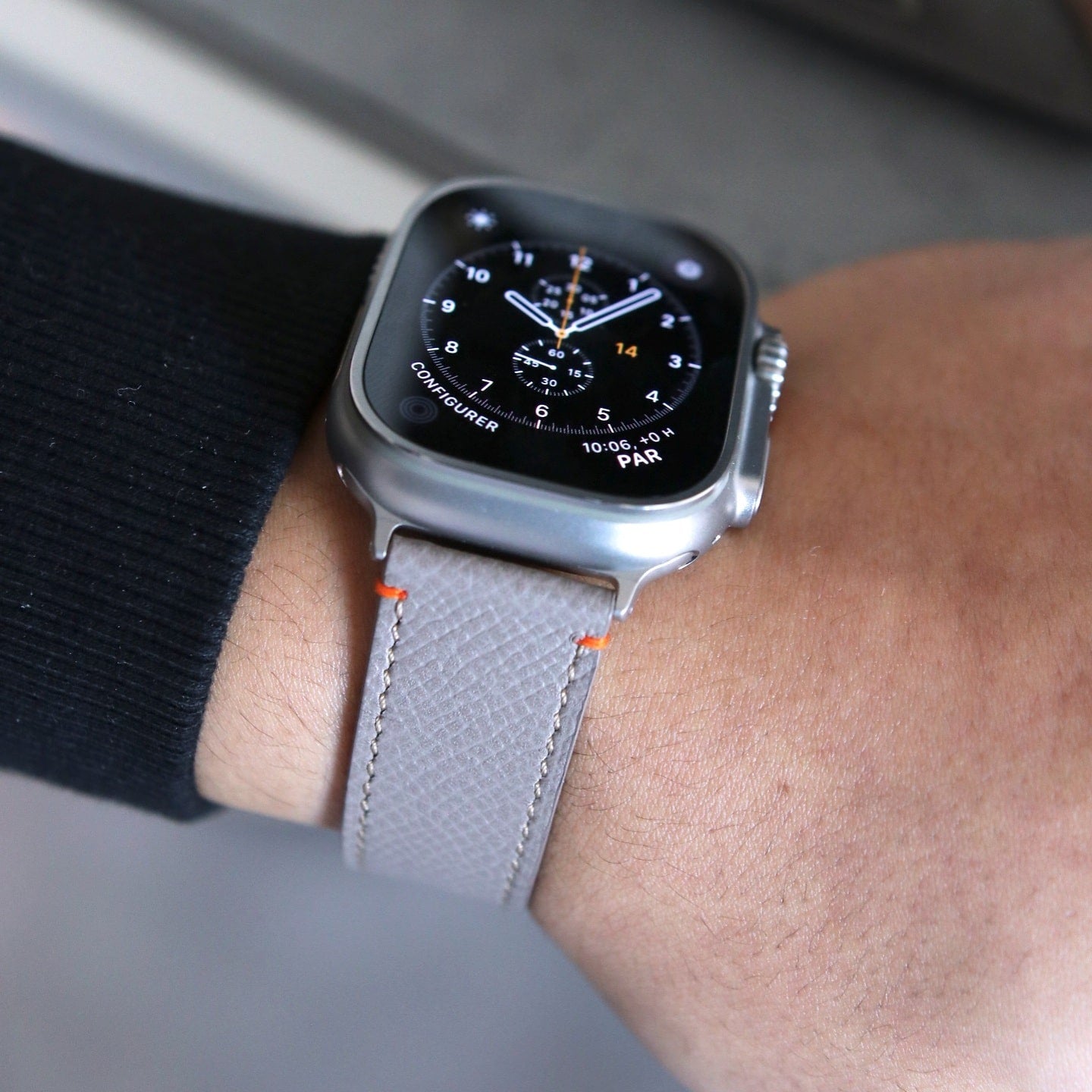 Apple Watch Band - Sandstone Duo Edition - French Epsom leather