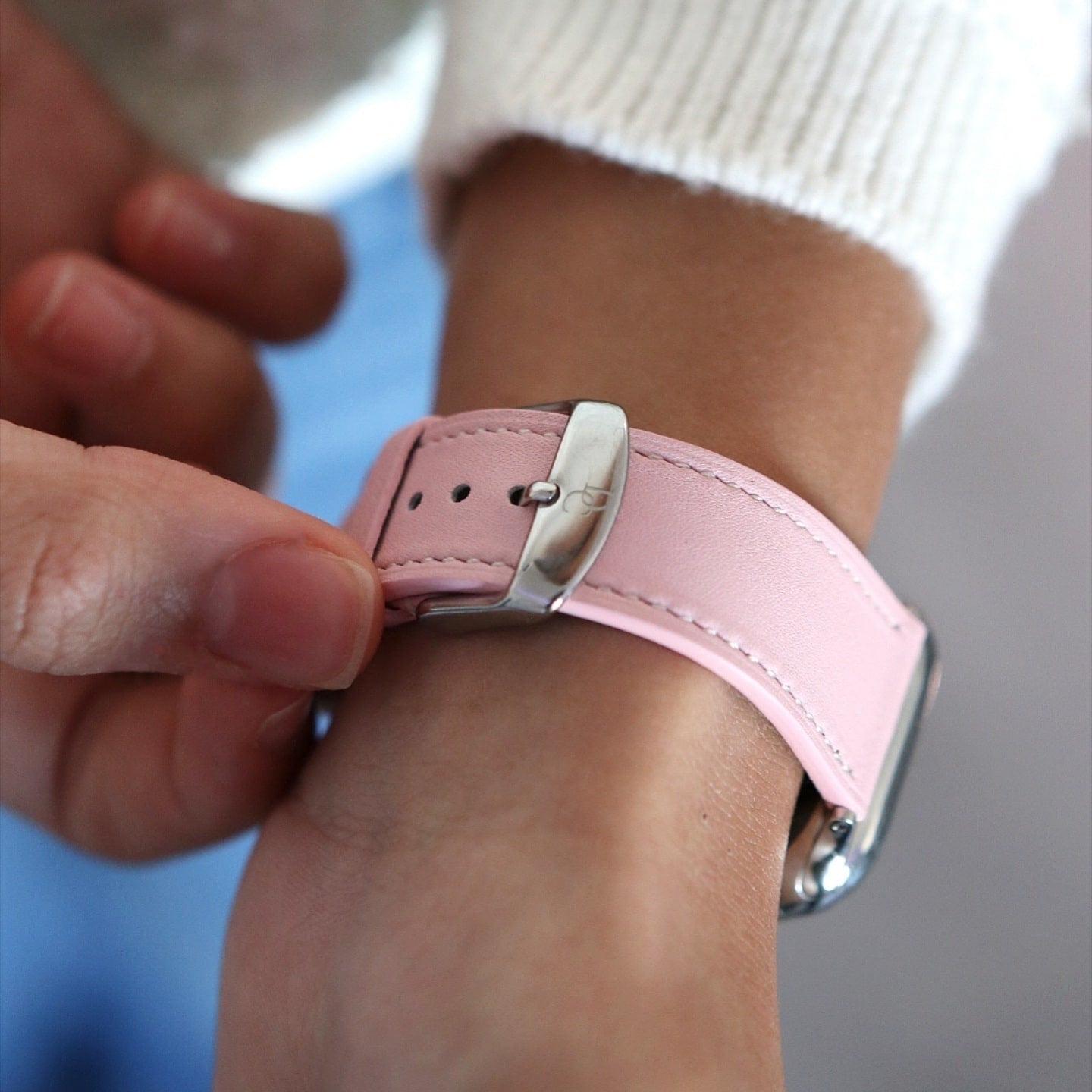 Apple Watch Band - Rose Sakura Edition - French Swift leather