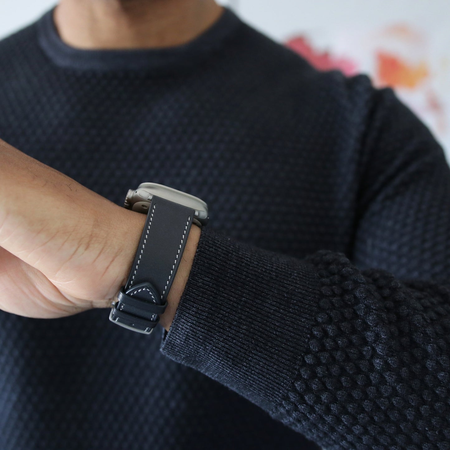 Apple Watch Band - Bleu Barénia Edition - French Barénia leather