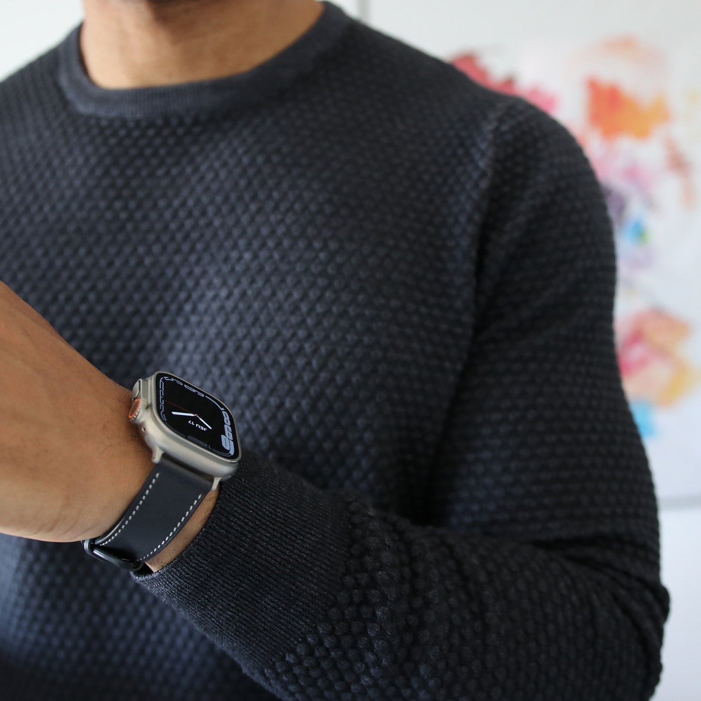 Apple Watch Band - Bleu Barénia Edition - French Barénia leather