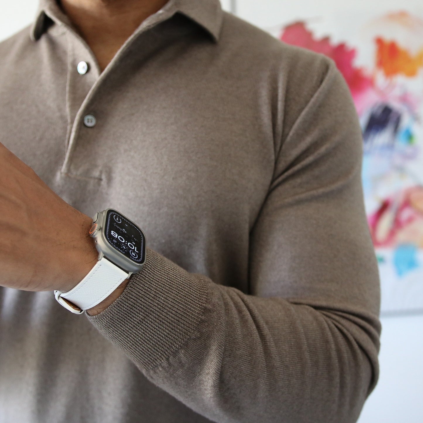 Apple Watch Band - Artic Edition - French Epsom leather