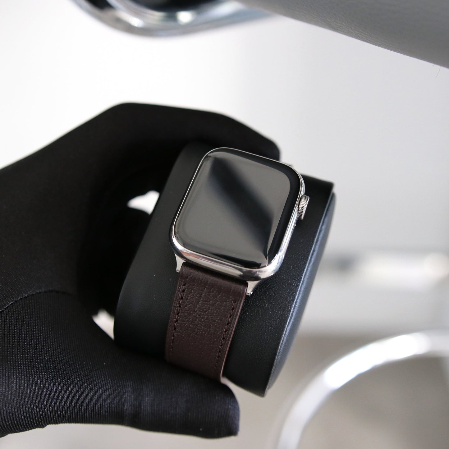 Apple Watch Band - Brun Intense Edition - French Chèvre leather