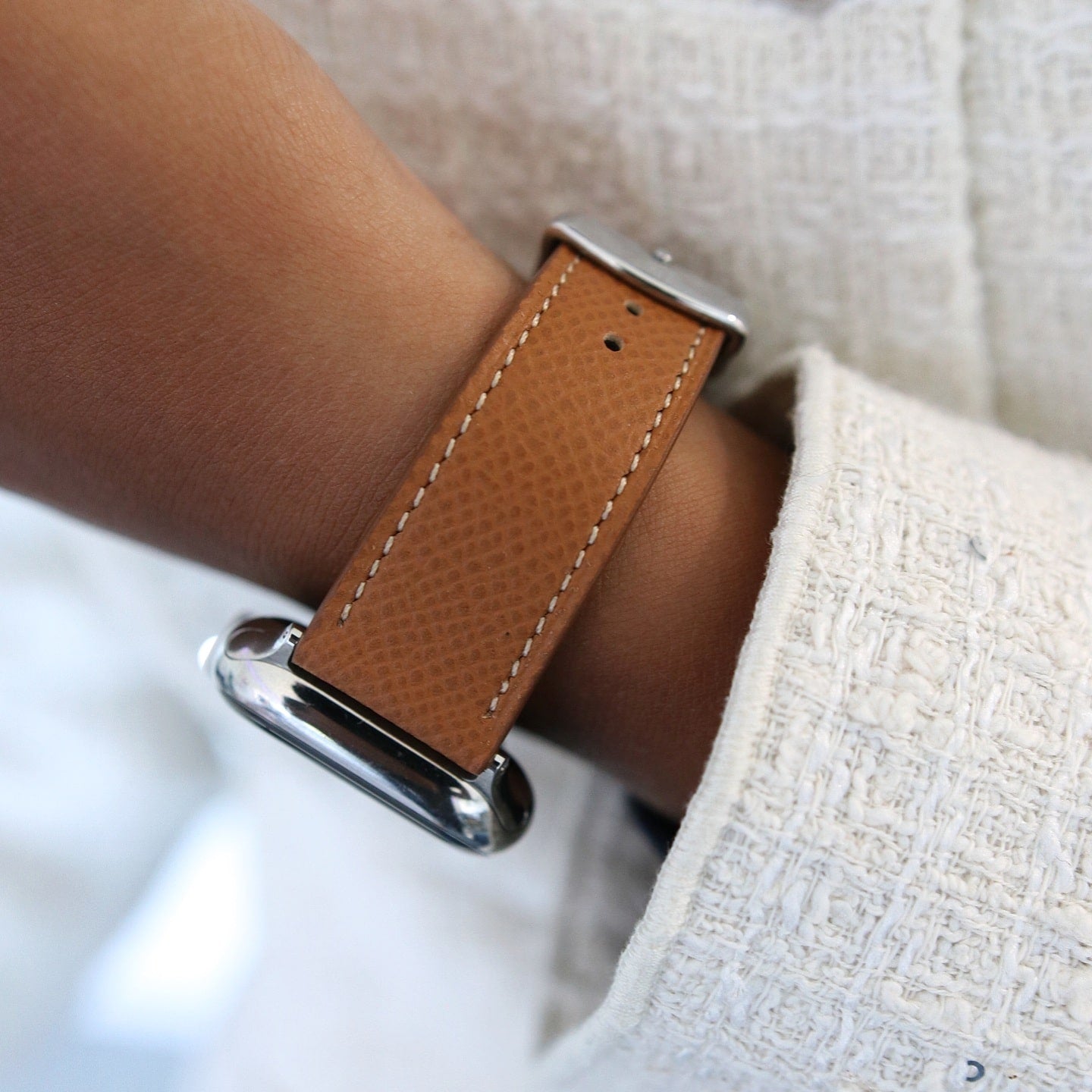 Apple Watch Band - Sable Doré Edition - French Epsom leather