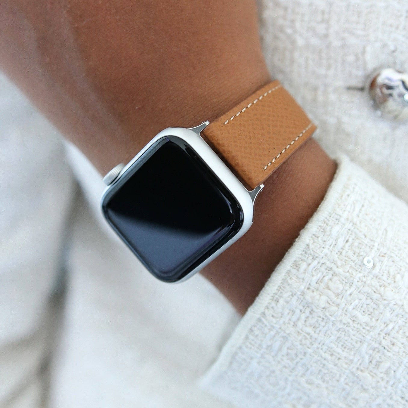 Apple Watch Band - Sable Doré Edition - French Epsom leather