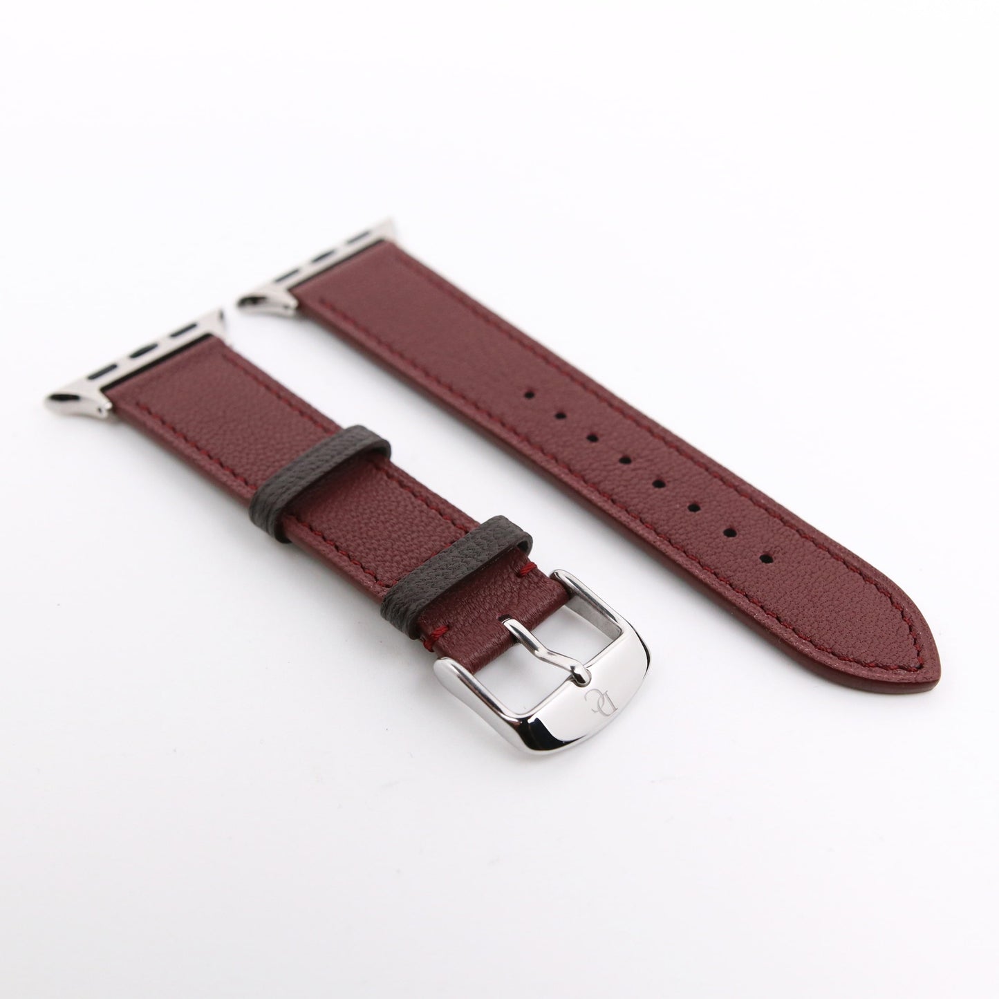 Apple Watch Band - Bordeaux Luxe Edition - French Chèvre leather