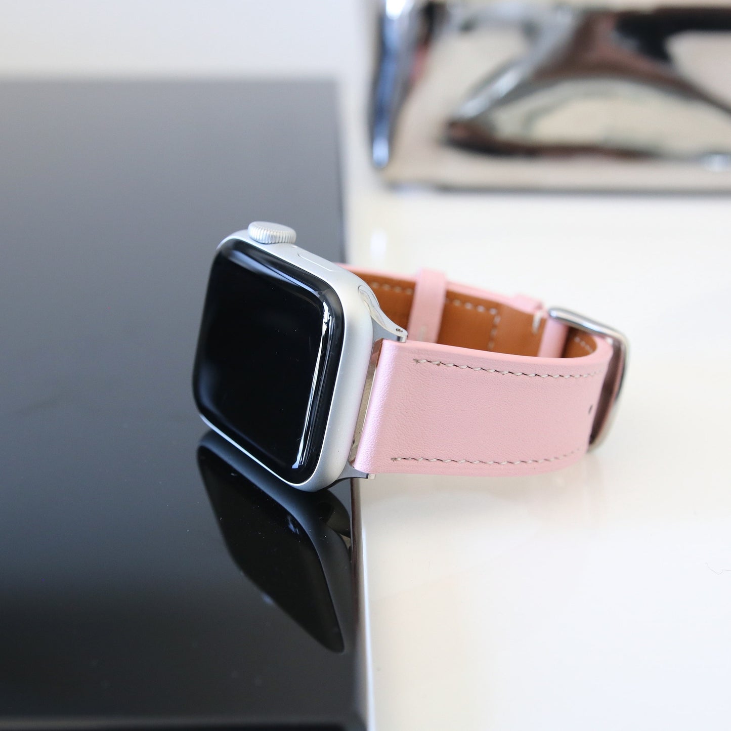 Apple Watch Band - Rose Sakura Edition - French Swift leather