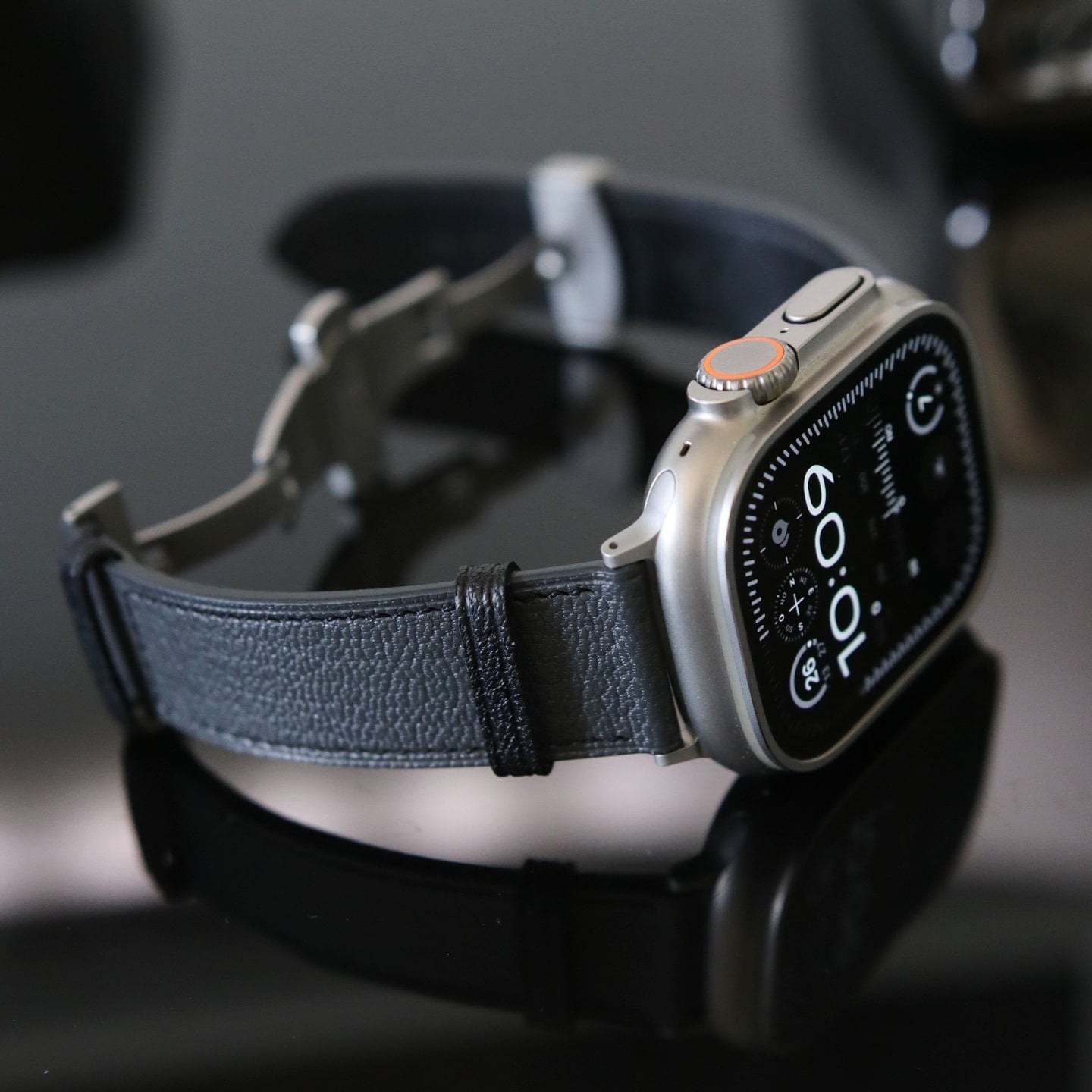 Apple watch band - Storm Edition - French Chèvre leather