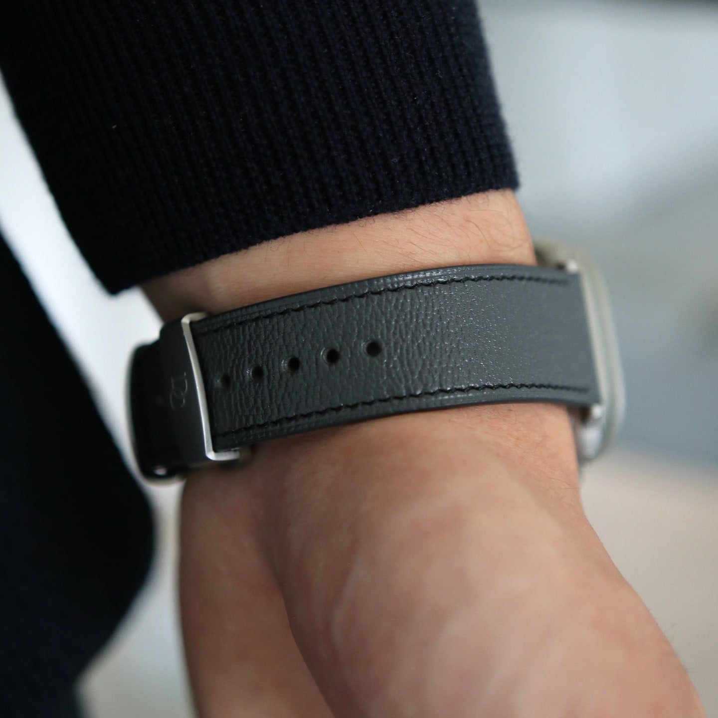 Apple watch band - Storm Edition - French Chèvre leather