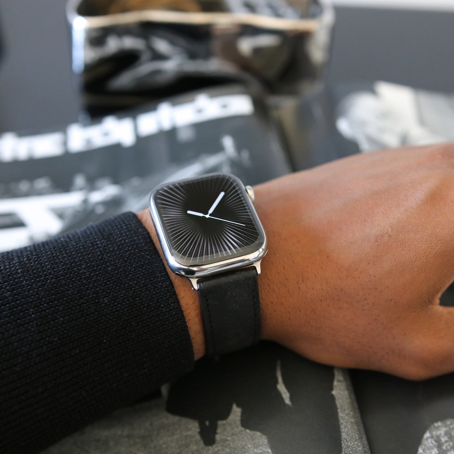 Apple Watch Band - Noir Heritage Edition - Italian Martino Leather