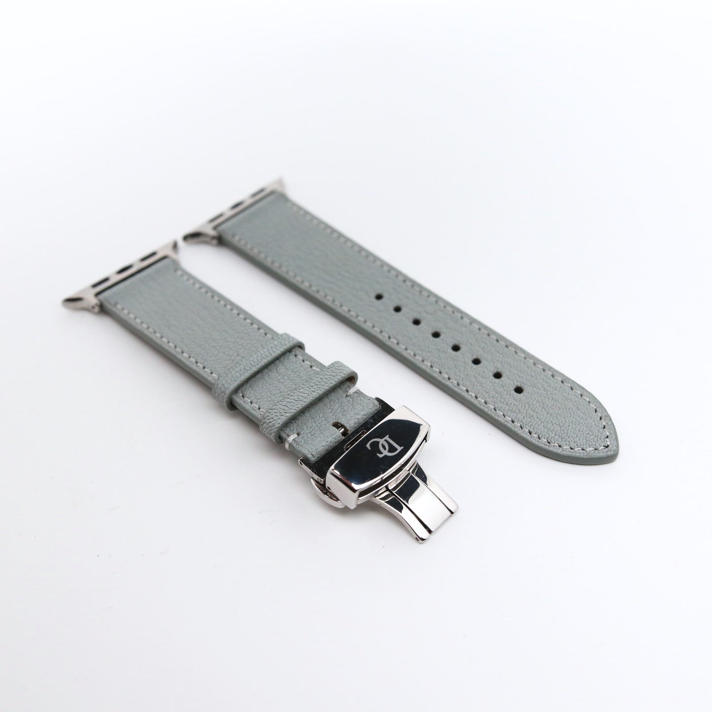 Apple watch band - Gris Galet Edition - French Chèvre leather