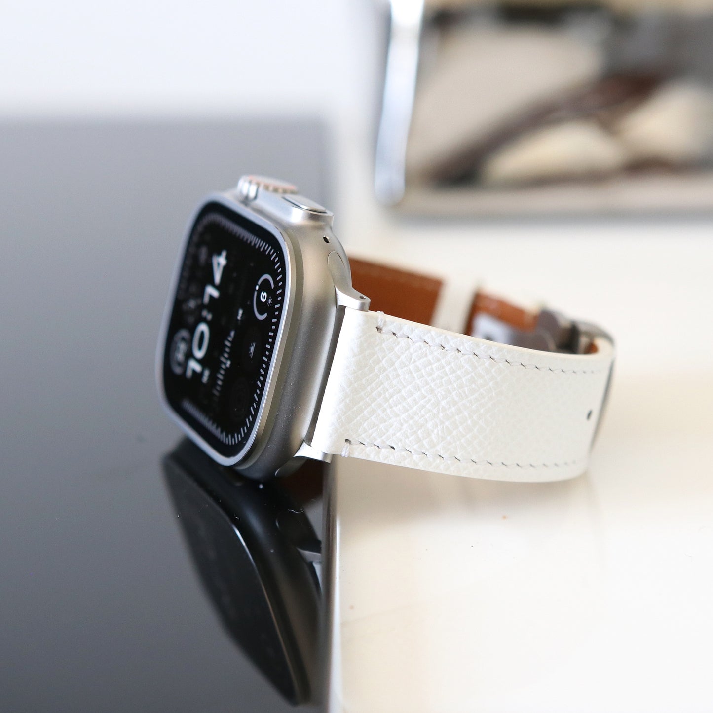 Apple Watch Band - Artic Edition - French Epsom leather