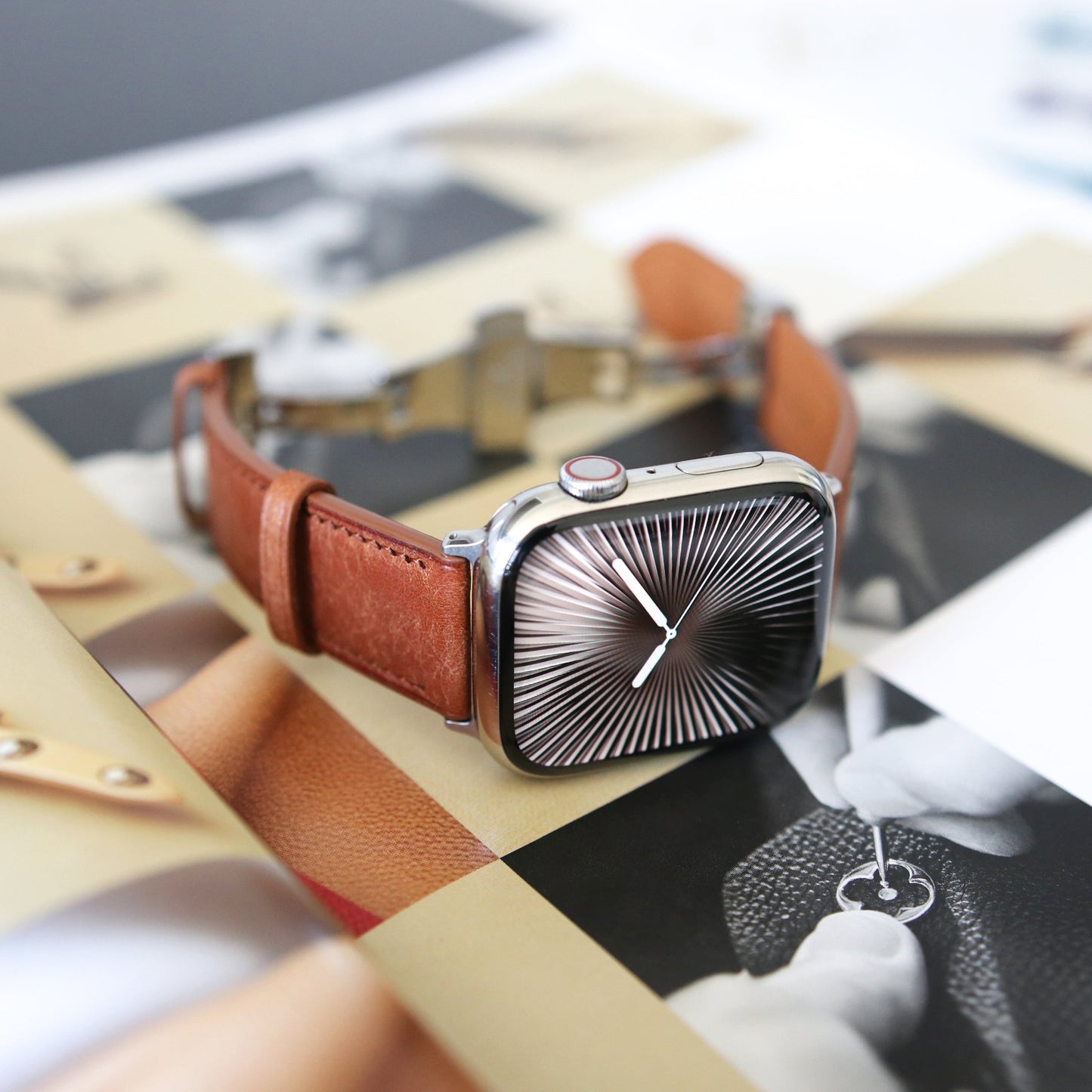 Apple Watch Band - Marron Doré Edition - Italian Martino Leather