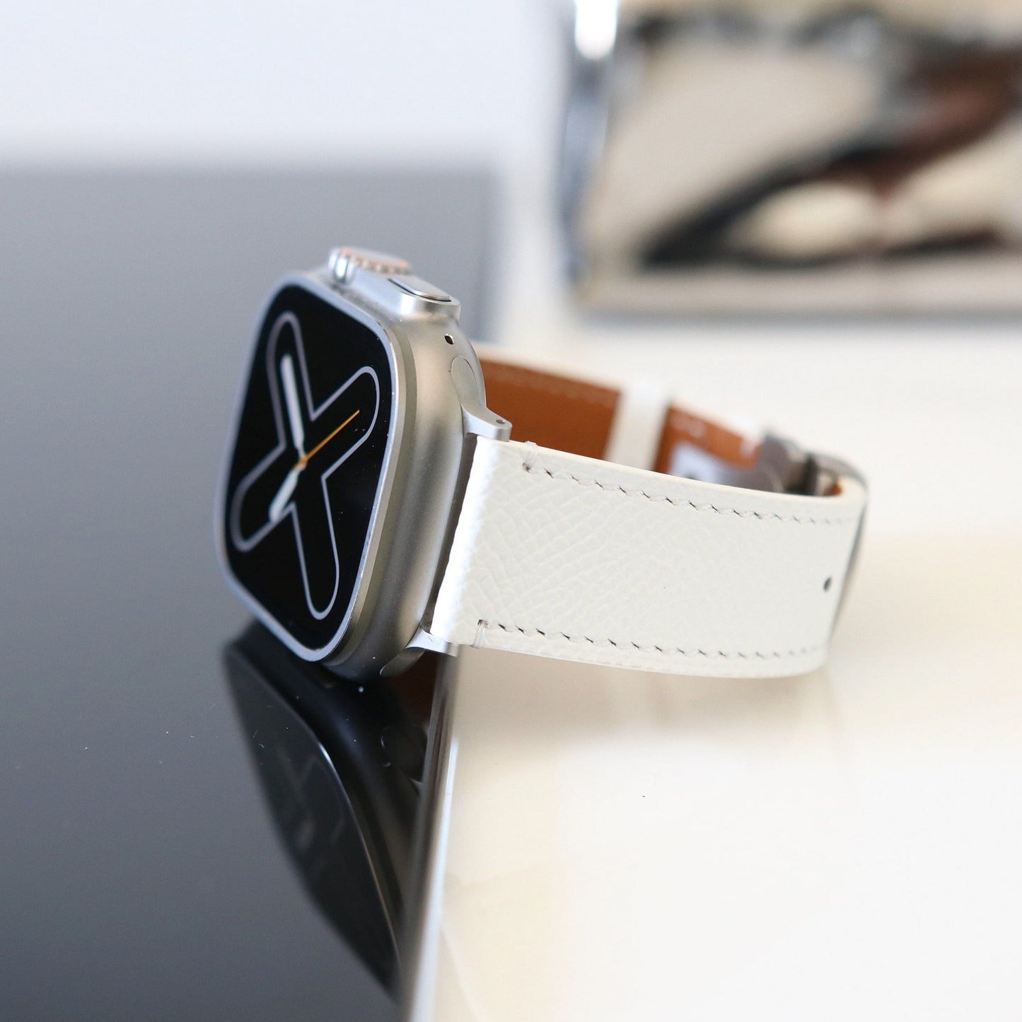 Apple Watch Band - Artic Edition - French Epsom leather