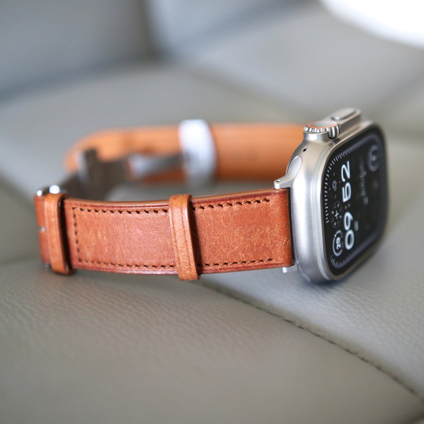 Apple Watch Band - Marron Doré Edition - Italian Martino Leather