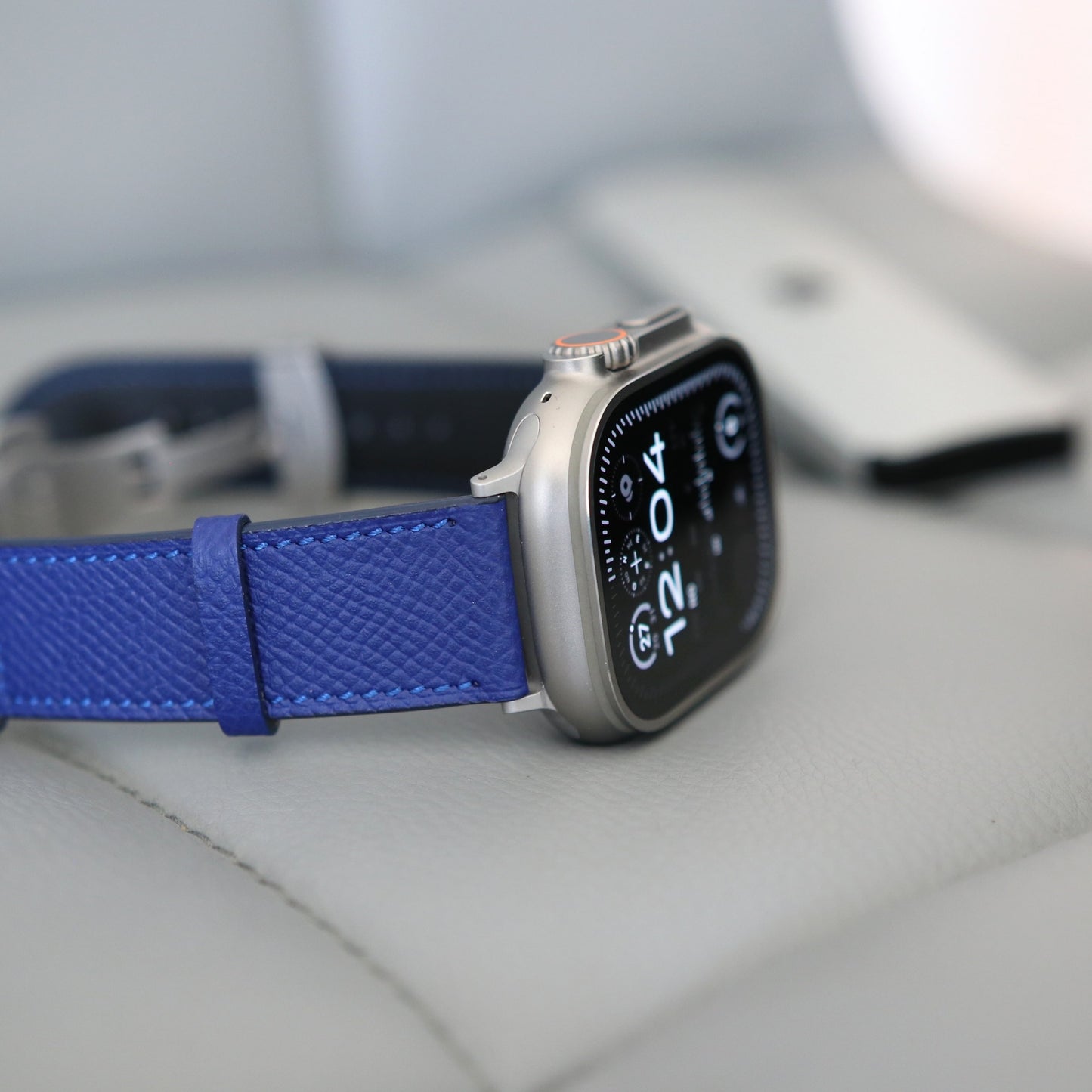 Apple Watch Band - Bleu Royal Edition - French Epsom leather