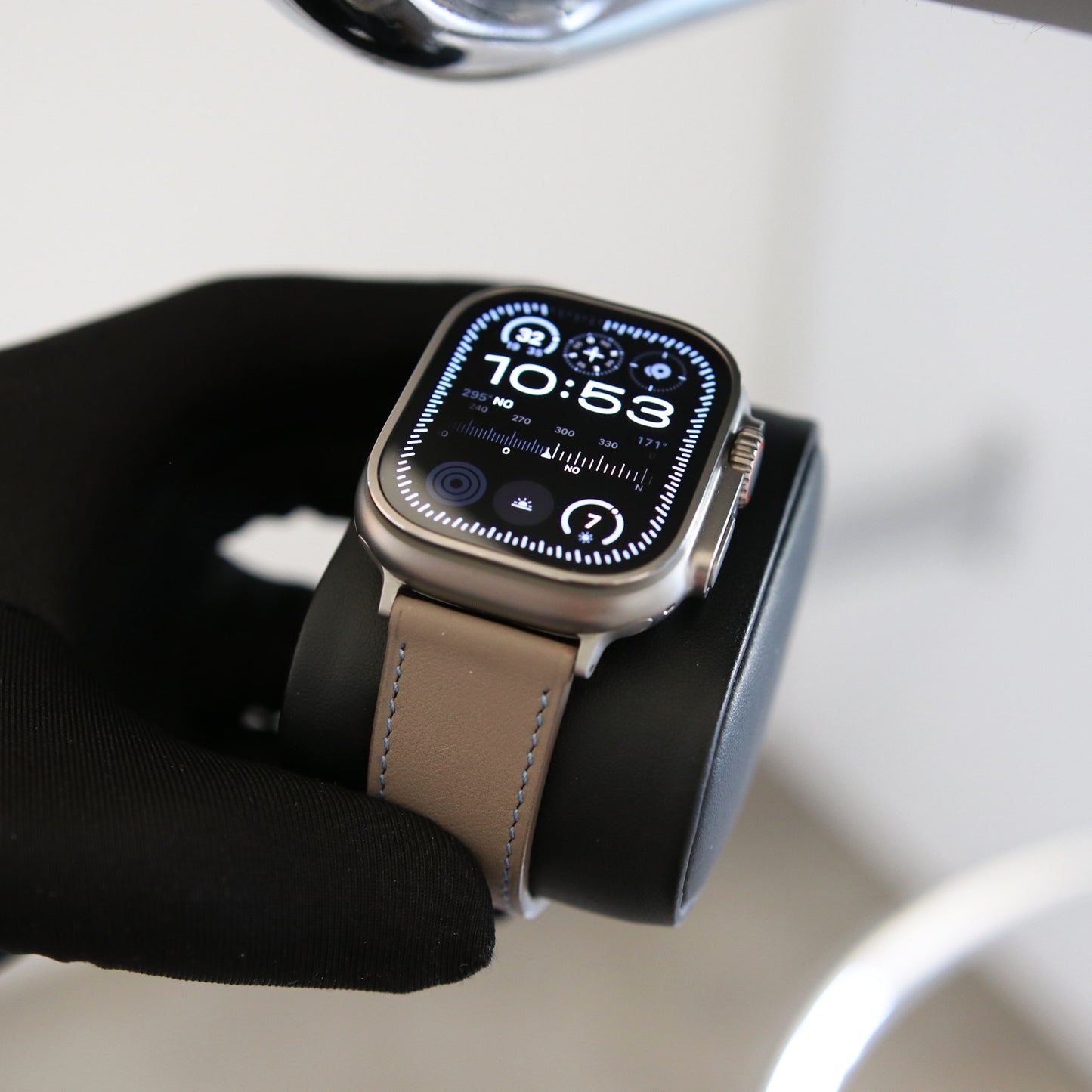 Apple Watch Band - Terre Bleue Edition - French swift leather