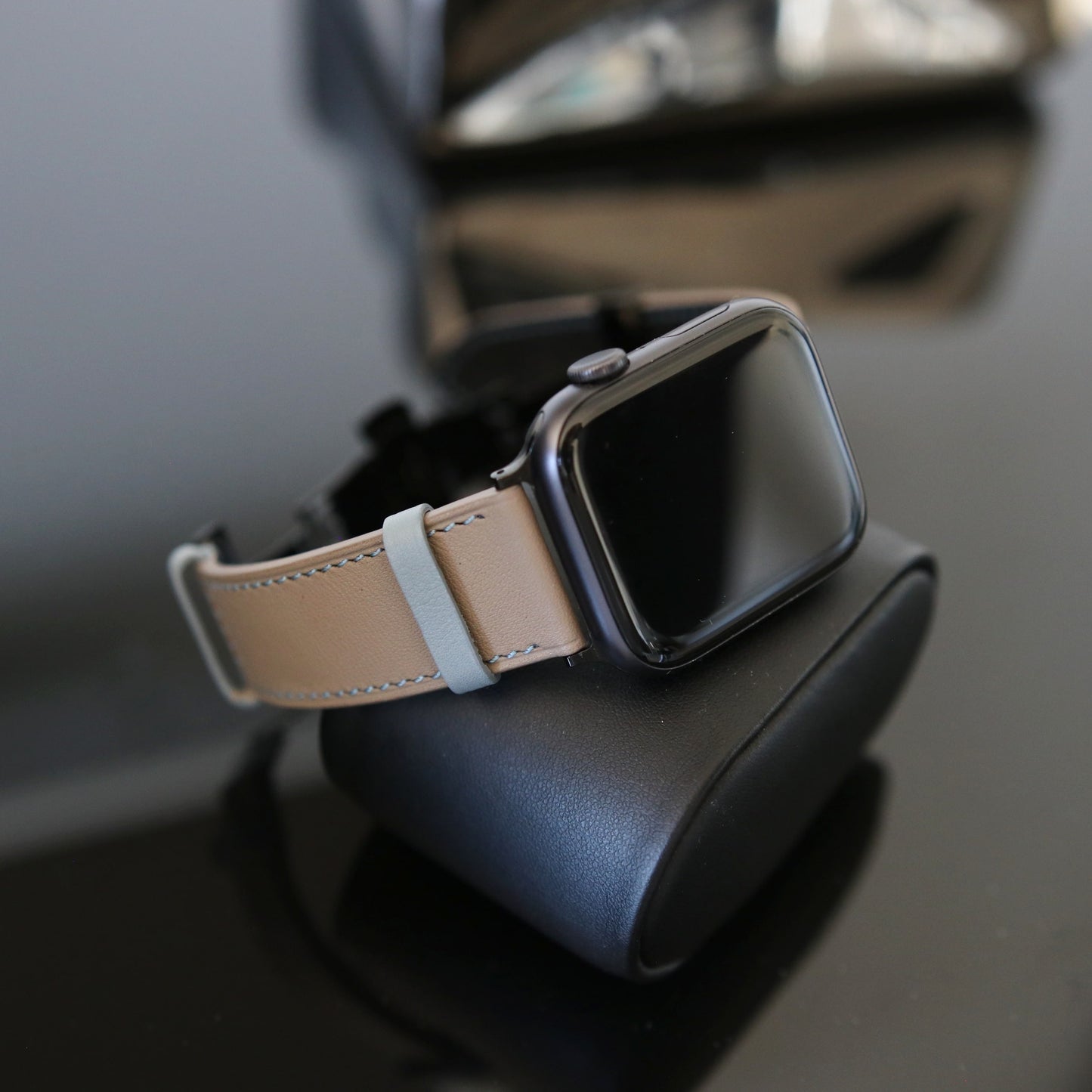 Apple Watch Band - Terre Bleue Edition - French swift leather