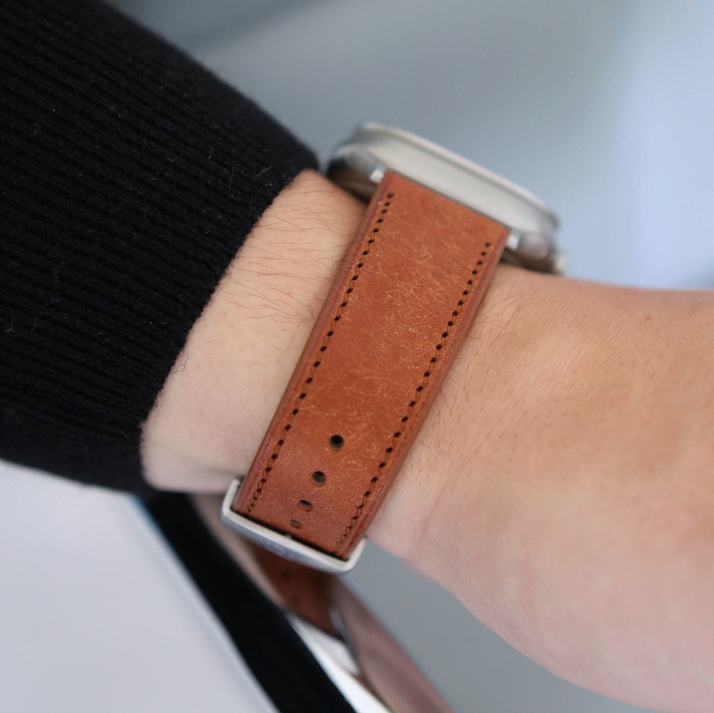 Apple Watch Band - Marron Doré Edition - Italian Martino Leather