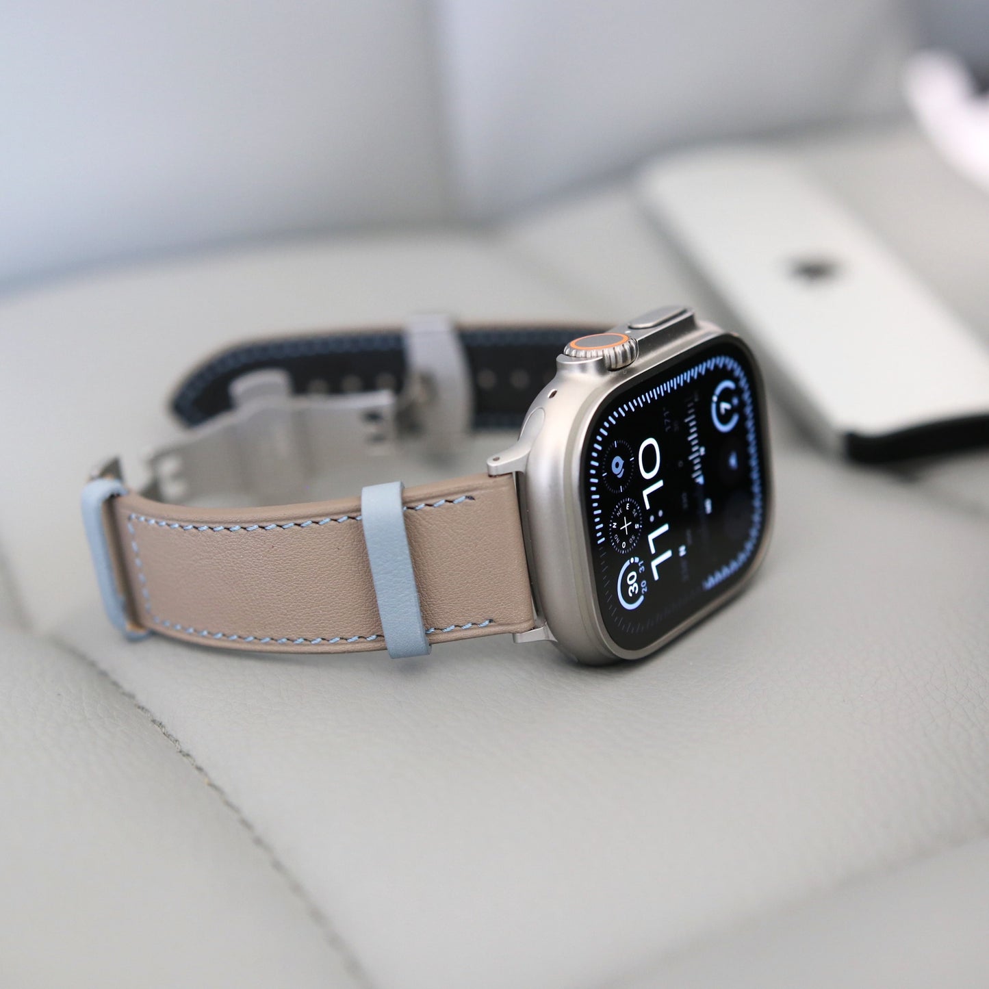 Apple Watch Band - Terre Bleue Edition - French swift leather