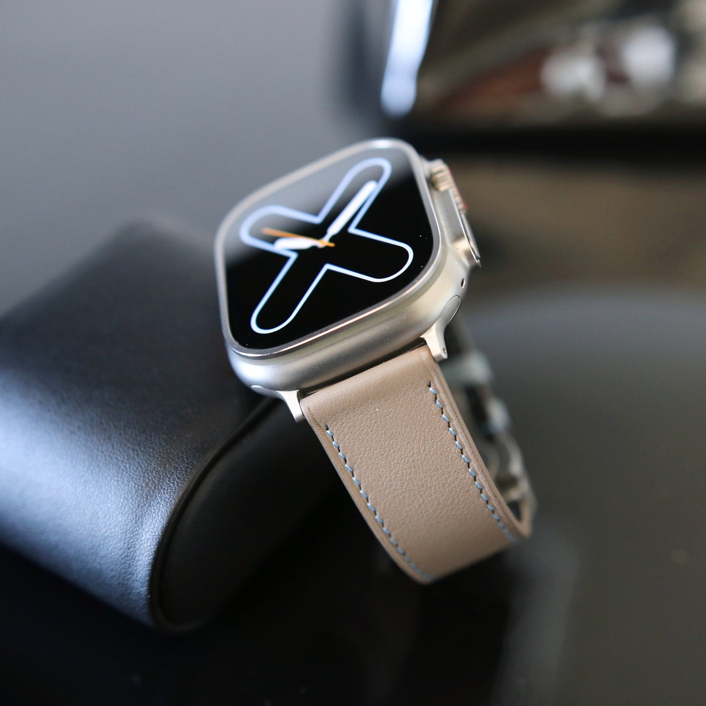 Apple Watch Band - Terre Bleue Edition - French swift leather