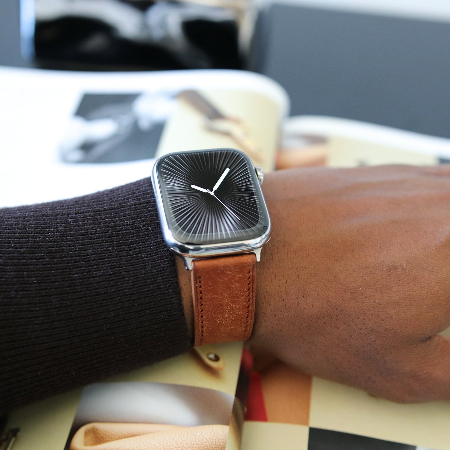 Apple Watch Band - Marron Doré Edition - Italian Martino Leather