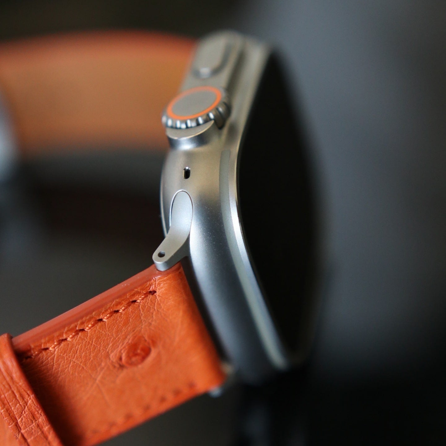 Apple Watch Band - Orangé Edition - Ostrich leather