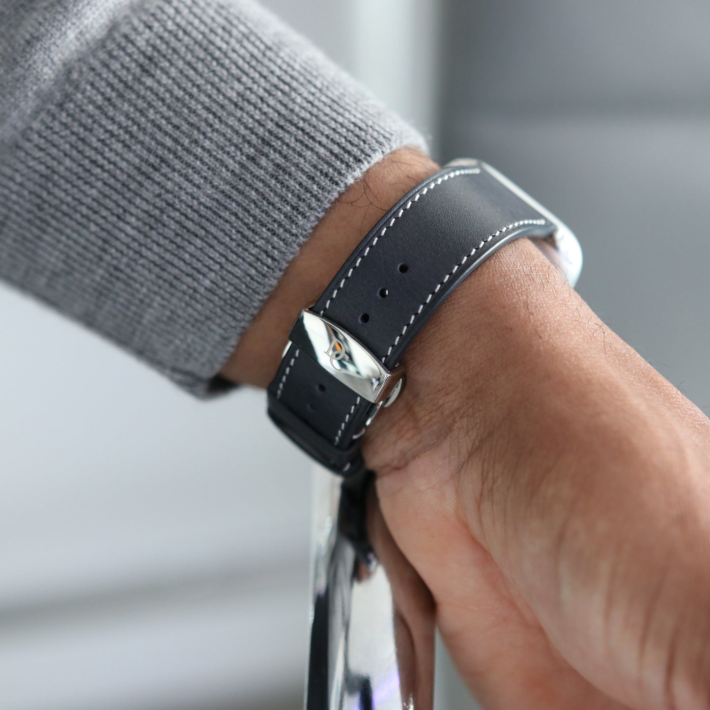 Apple Watch Band - Bleu Barénia Edition - French Barénia leather