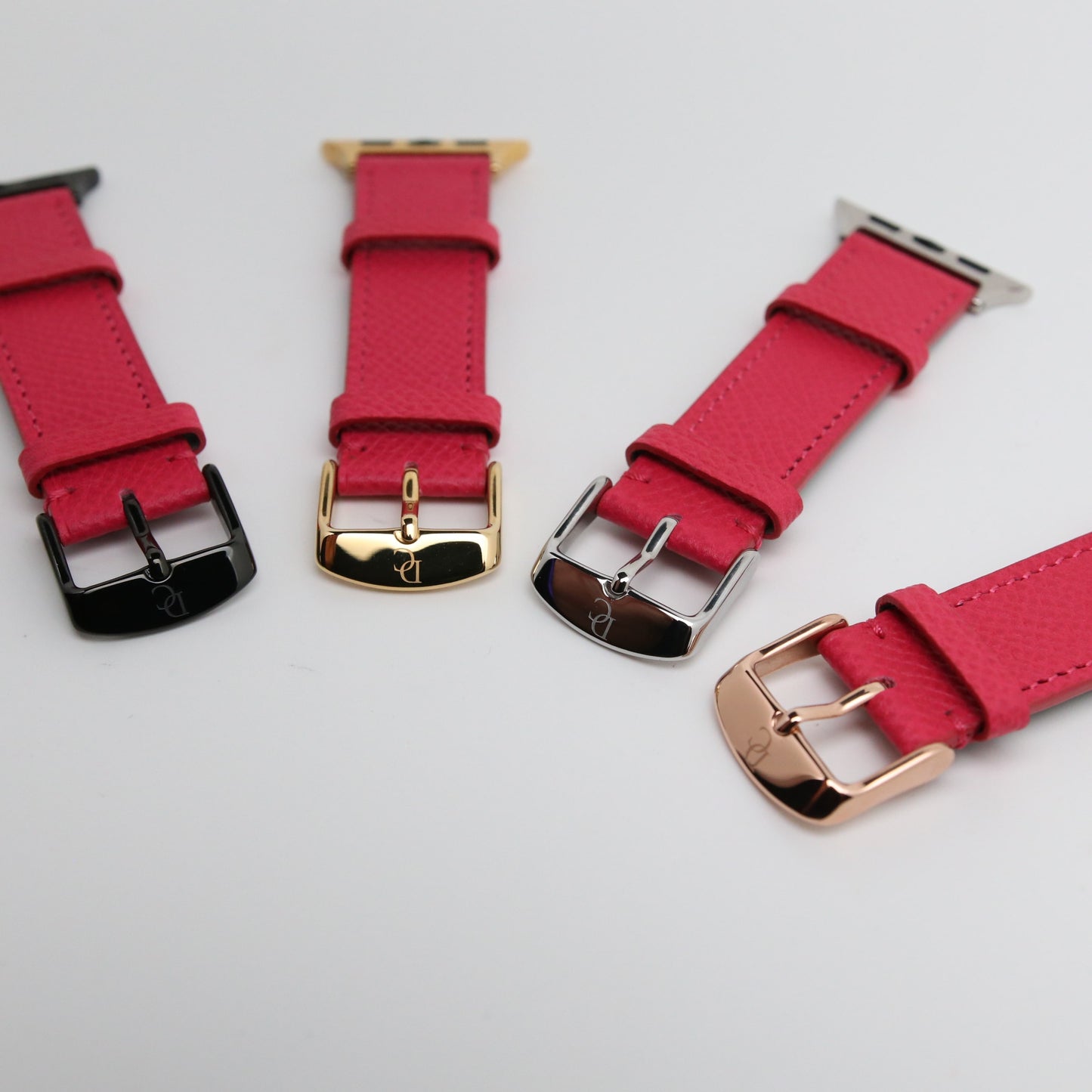 Apple Watch Band - Fuchsia Intense Edition - French Epsom leather