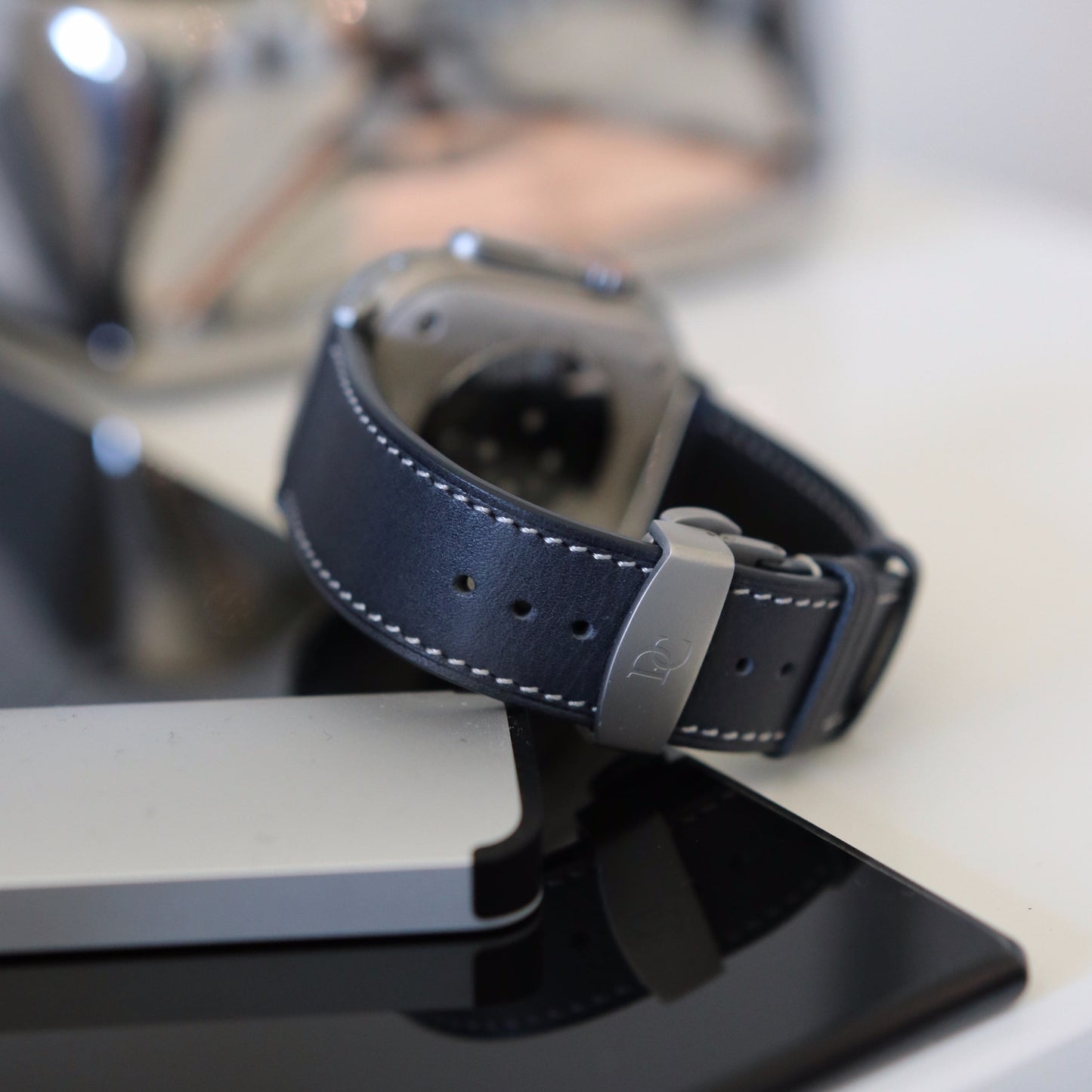 Apple Watch Band - Bleu Barénia Edition - French Barénia leather