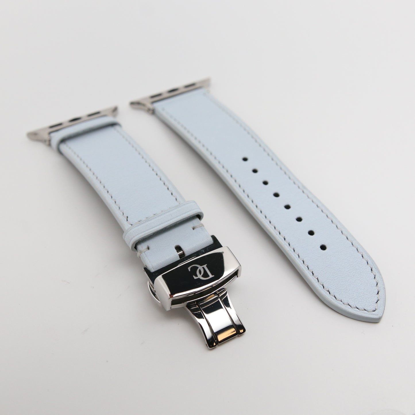 Apple Watch band - Bleu Clair Edition - French Swift leather