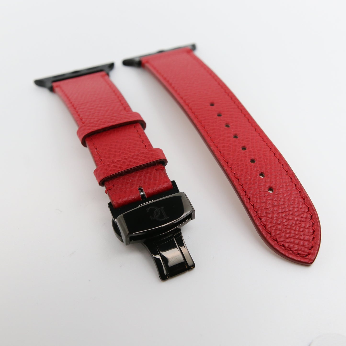Apple Watch Band - Rouge Rubis Edition - French Epsom leather
