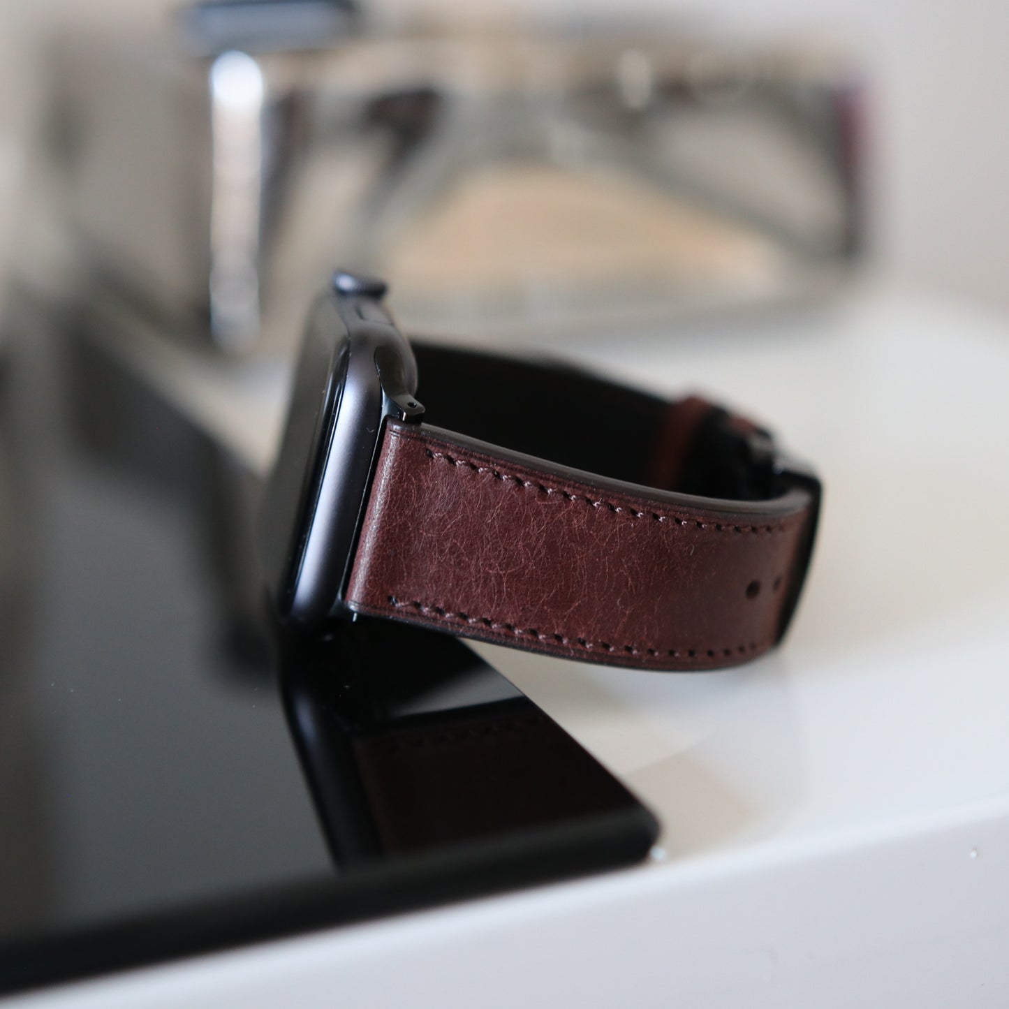Apple Watch Band - Ombre Brun Edition - Italian Martino Leather