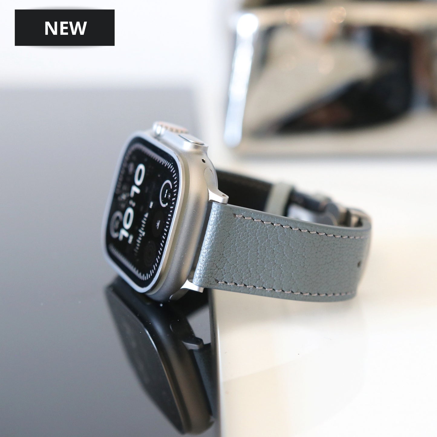 Apple watch band - Nuage Edition - French Chèvre leather
