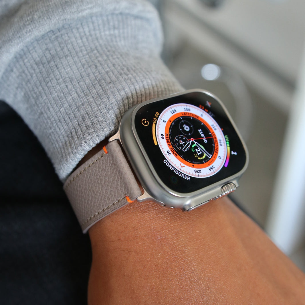 Apple Watch Band - Sandstone Ultra Edition - French Epsom leather