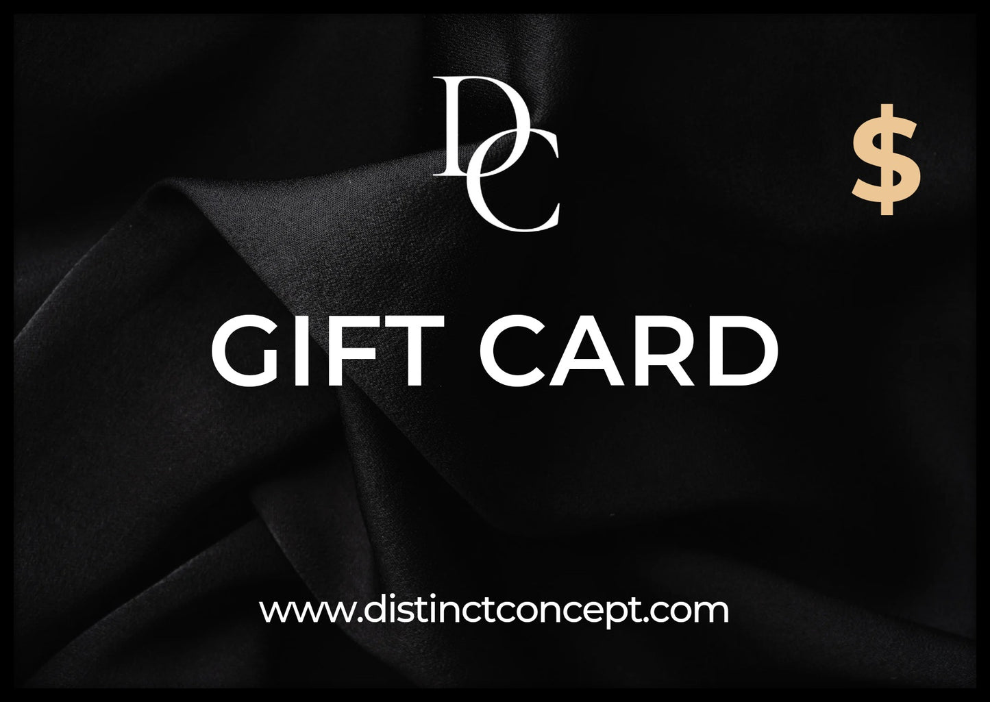 Distinct Concept gift card