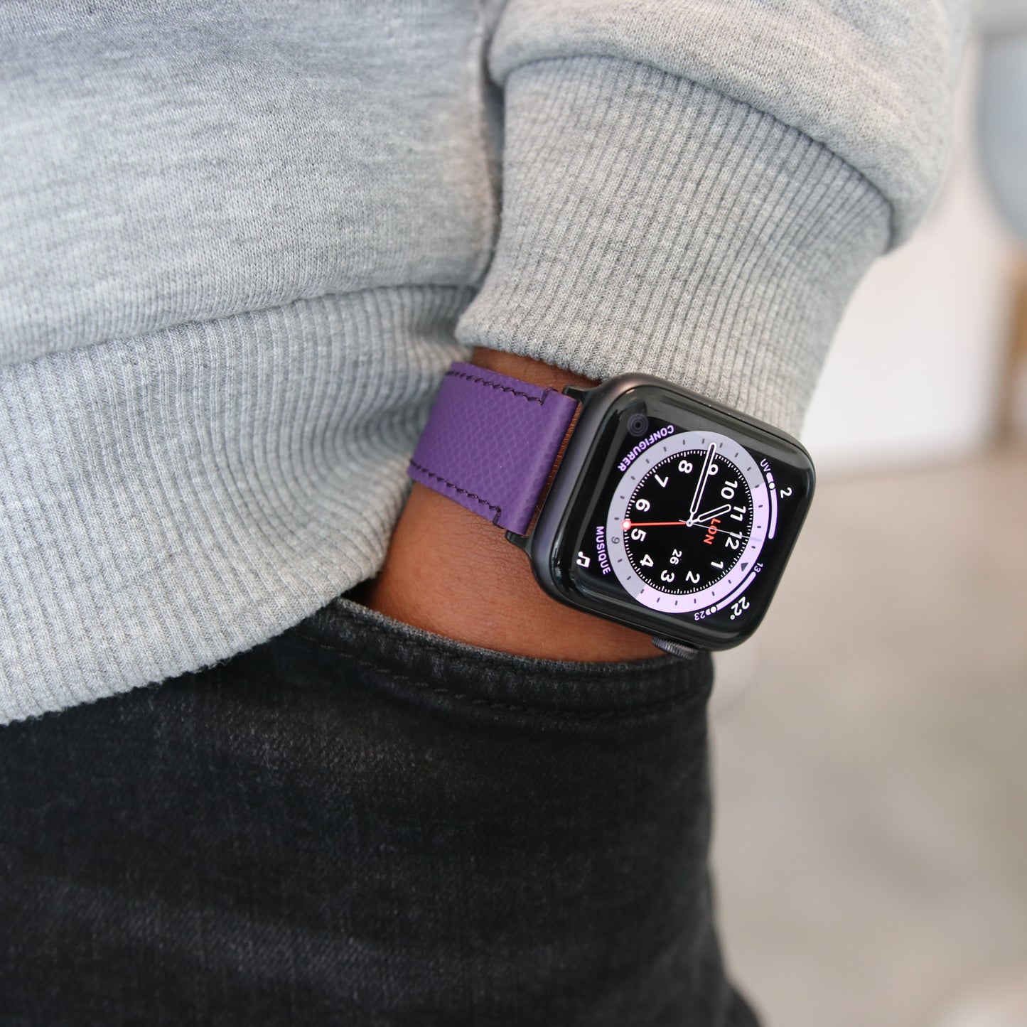 Apple watch band - Purple Duo Edition - Elegance Series