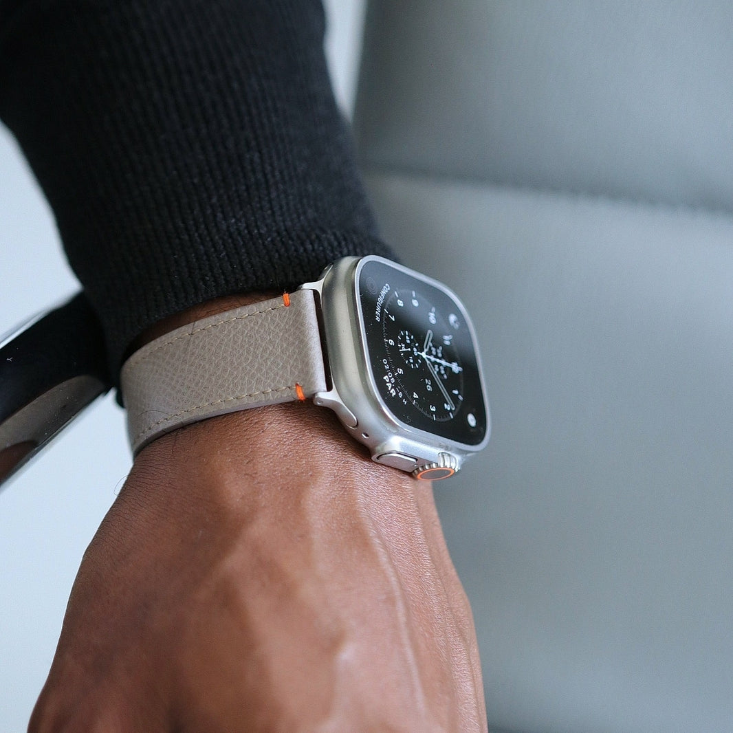 Apple Watch Band - Sandstone Ultra Edition - French Epsom leather