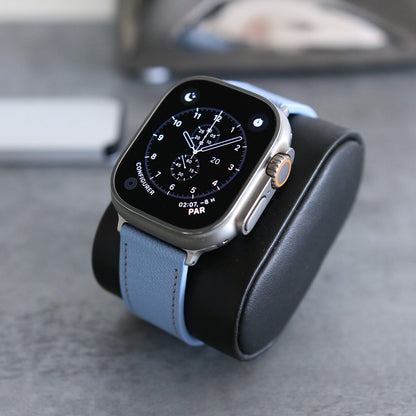 Apple watch band - Aqua Vista Edition - French Chèvre leather