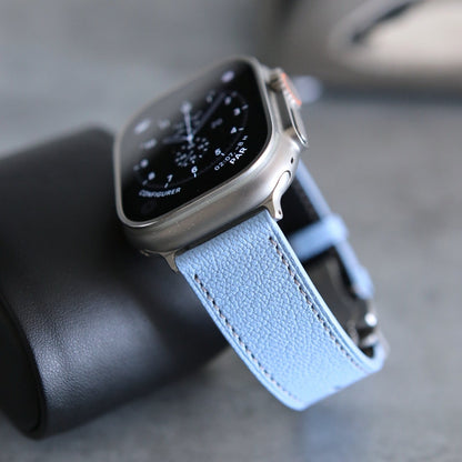 Apple watch band - Aqua Vista Edition - French Chèvre leather