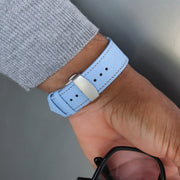 Apple watch band - Aqua Vista Edition - French Chèvre leather