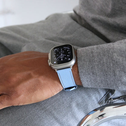 Apple watch band - Aqua Vista Edition - French Chèvre leather
