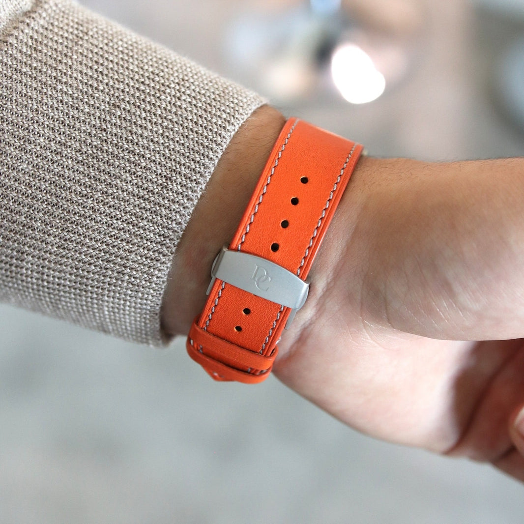 Apple Watch Band - Lava Edition - French Barénia leather